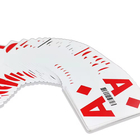 Casino Poker Card Wholesale Waterproof Durable PVC Barcode Playing Cards With Big Size Index