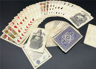 Table Games Durable Playing Cards / Waterproof Poker Cards Custom Printed